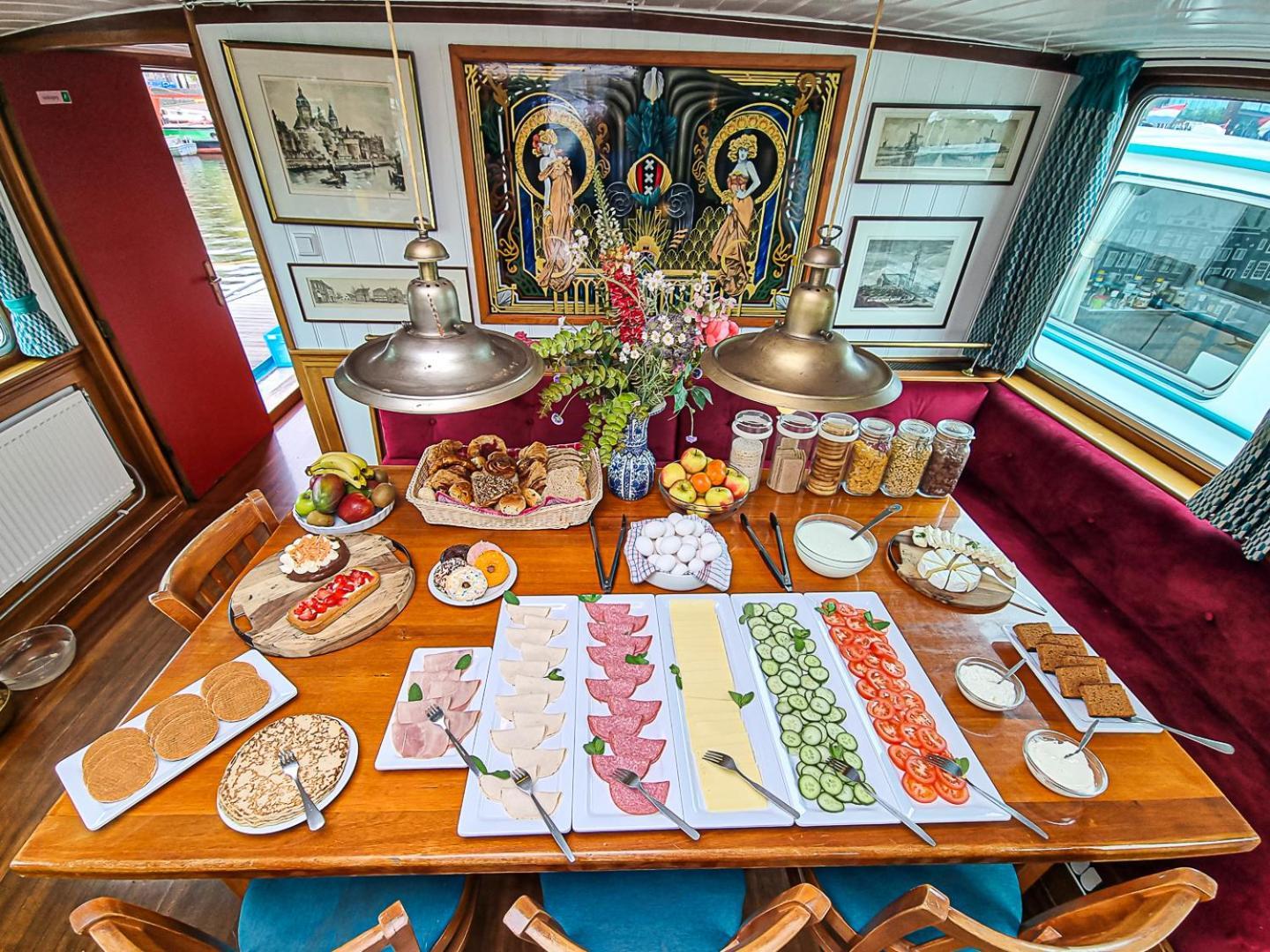 Amsterdam Hotelboat Kültér fotó